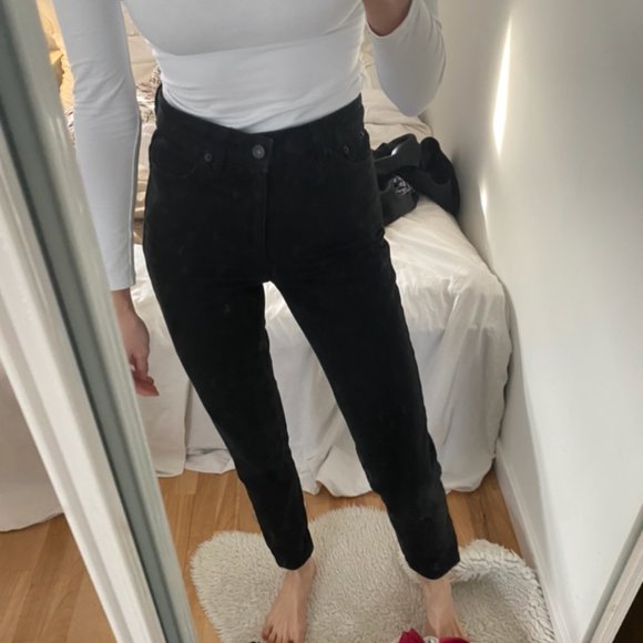 Black Topshop Mom Jeans // size 26 - Picture 2 of 2